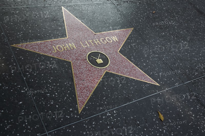 Hollywood Boulevard, Walk of Fame, stars / étoiles : John Lithgow