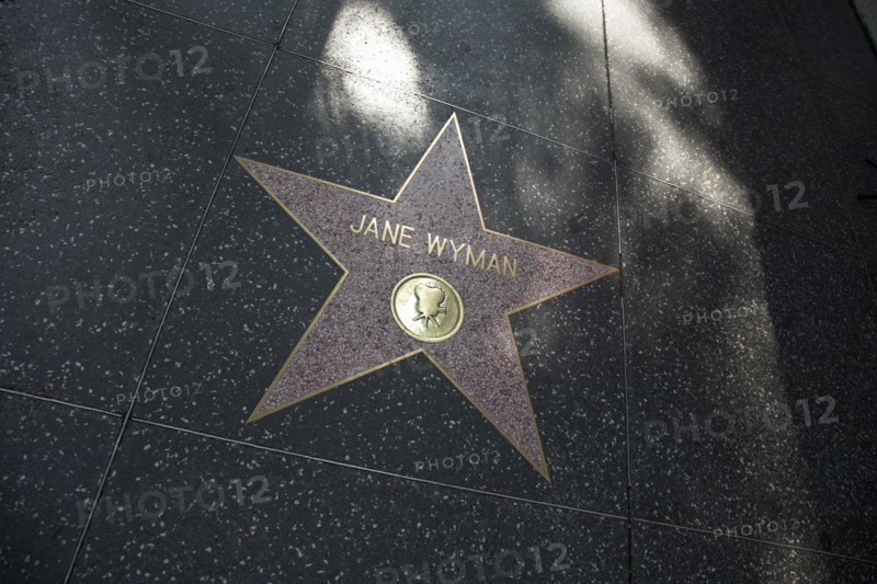 Hollywood Boulevard, Walk of Fame, stars / étoiles : Jane Wyman