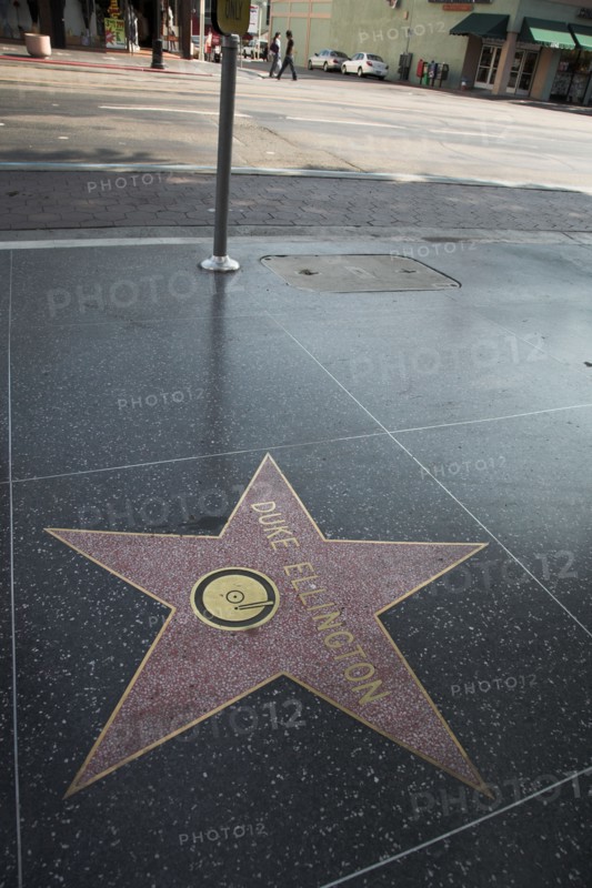 Hollywood Boulevard, Walk of Fame, stars / étoiles : Duke Ellington