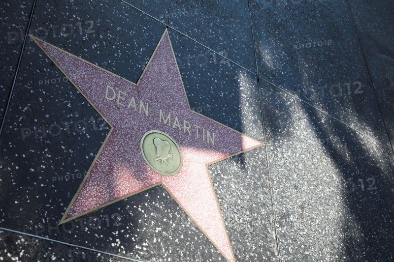 Hollywood Boulevard, Walk of Fame, stars / étoiles : Dean Martin
