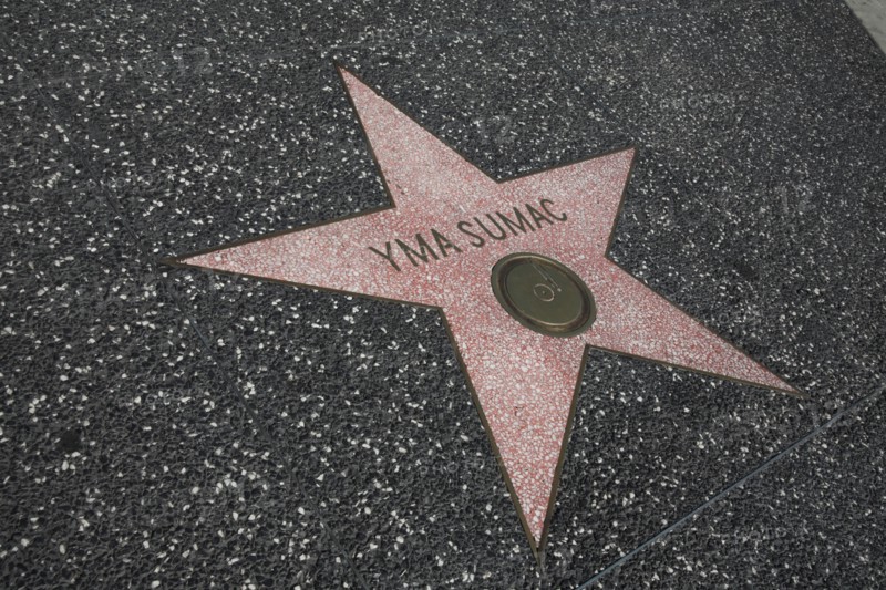Hollywood Boulevard, Walk of Fame, stars / étoiles : Yma Sumac