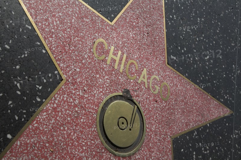 Hollywood Boulevard, Walk of Fame, stars / étoiles : Chicago