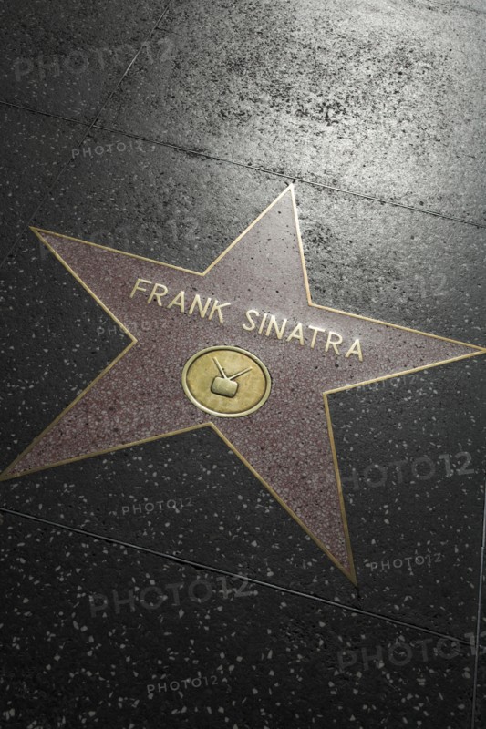 Hollywood Boulevard, Walk of Fame, stars / étoiles : Frank Sinatra