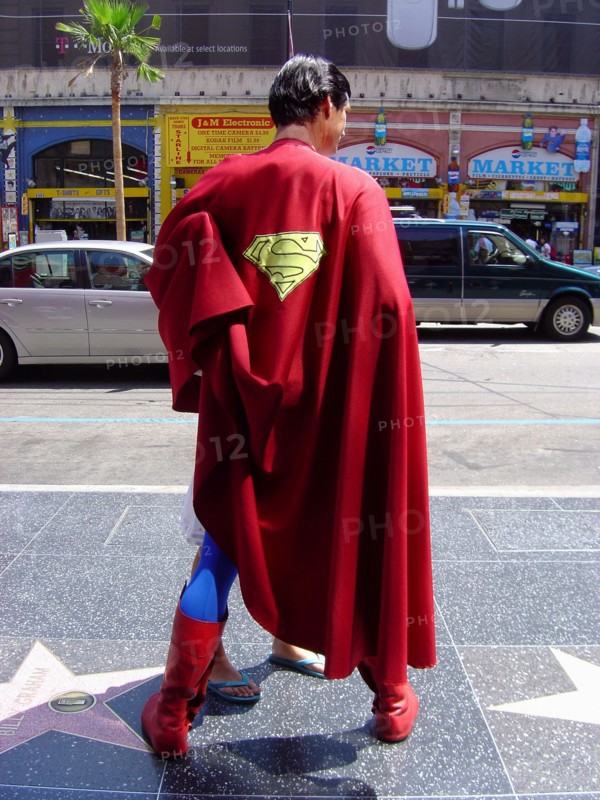 Hollywood Boulevard, Walk of Fame, "Superman"