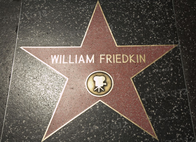 Hollywood Boulevard, Walk of Fame, stars / étoiles : William Friedkin