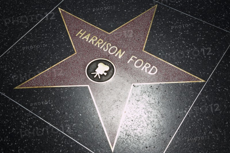 Hollywood Boulevard, Walk of Fame, stars / étoiles : Harrison Ford