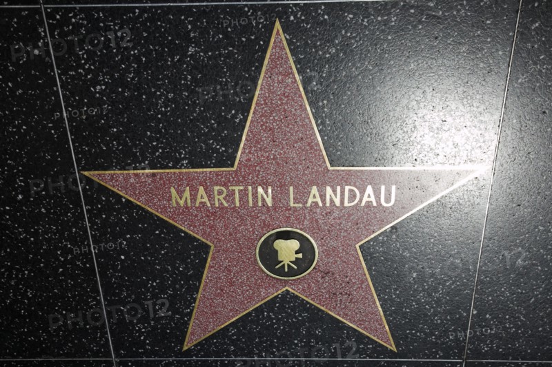 Hollywood Boulevard, Walk of Fame, stars / étoiles : Martin Landau