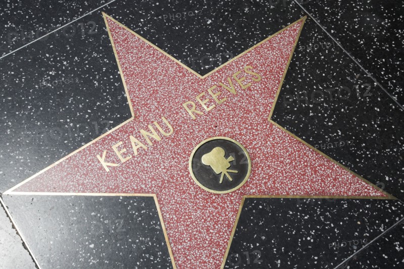 Hollywood Boulevard, Walk of Fame, stars / étoiles : Keanu Reeves