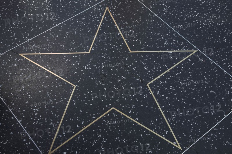 Hollywood Boulevard, Walk of Fame, stars / étoiles : étoile vide