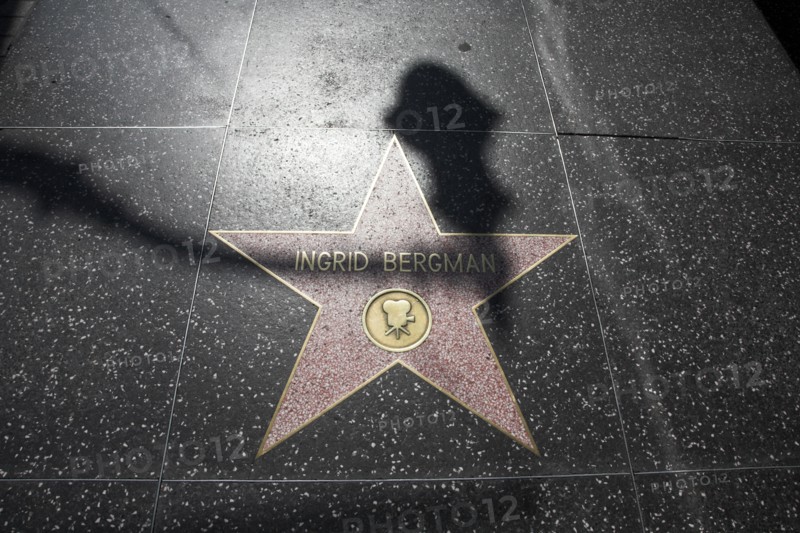 Hollywood Boulevard, Walk of Fame, stars / étoiles : Ingrid Bergman