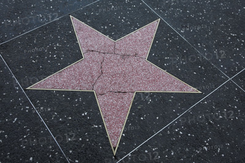 Hollywood Boulevard, Walk of Fame, stars / étoiles : étoile vide