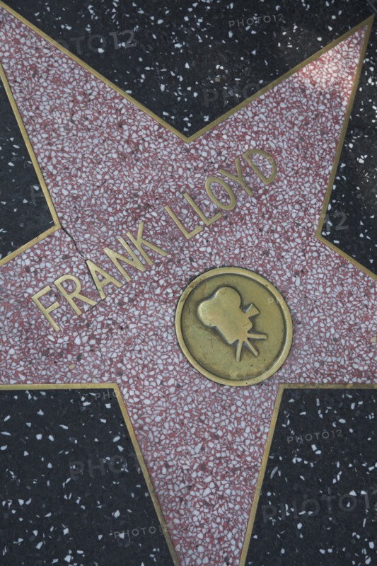 Hollywood Boulevard, Walk of Fame, stars / étoiles : Frank Lloyd