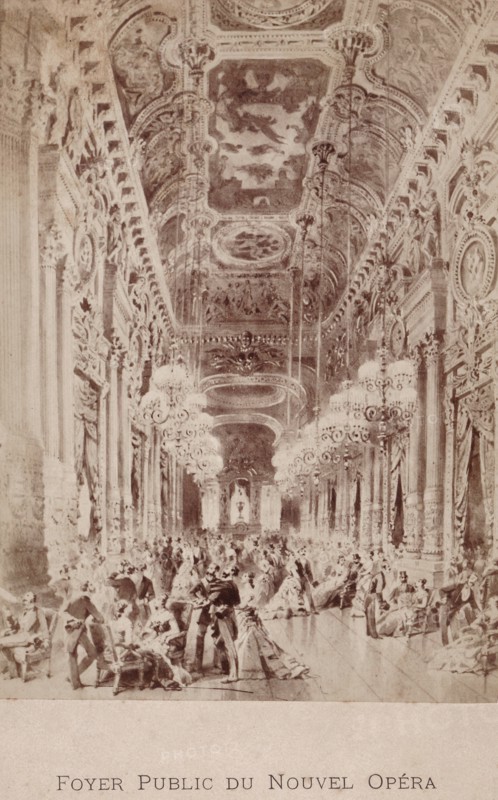 Grand foyer de l'Opéra Garnier à Paris