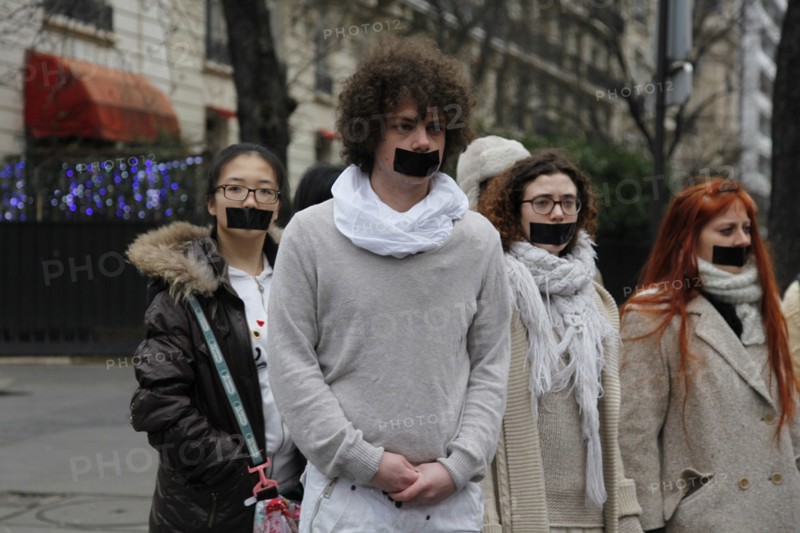 Manifestation contre le mariage pour tous