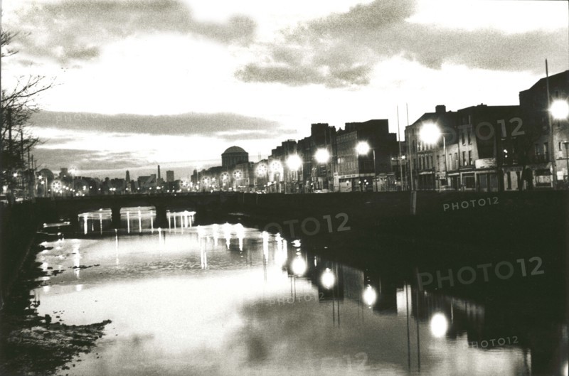 Liffey evening Dublin