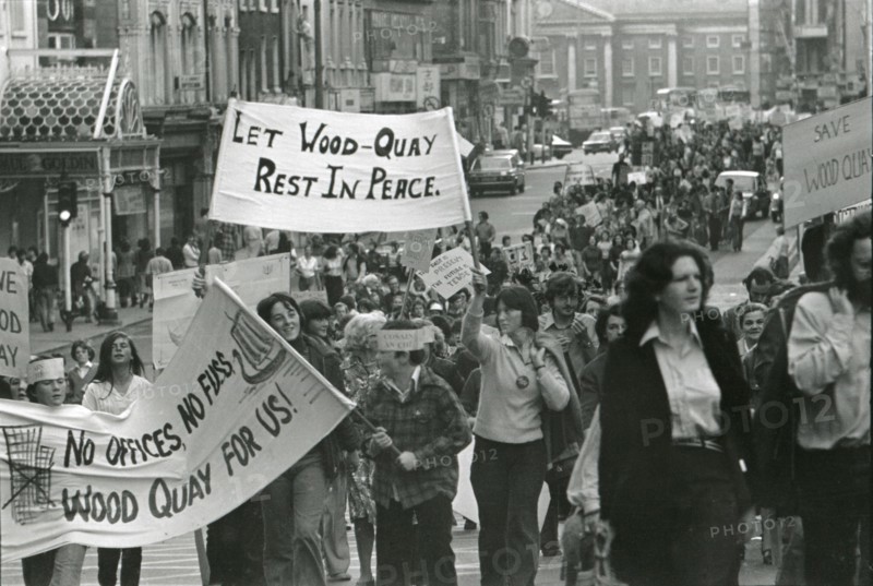 Wood Quay protest, Dublin 1978