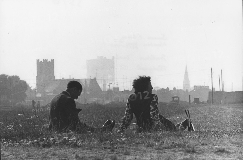 Couple on grass, Irishtown, Dublin
