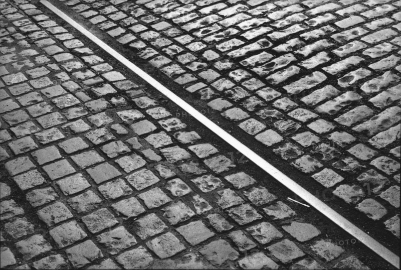 Rails for dock crane