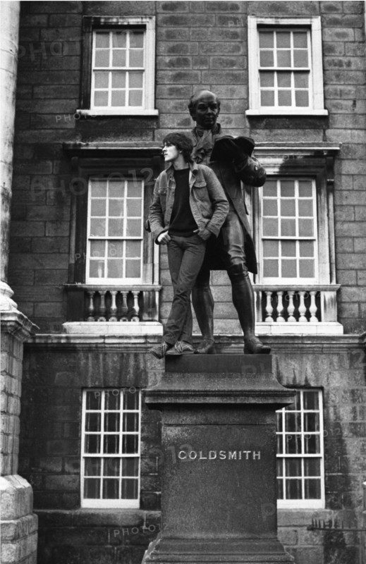 Watching parade, Dublin