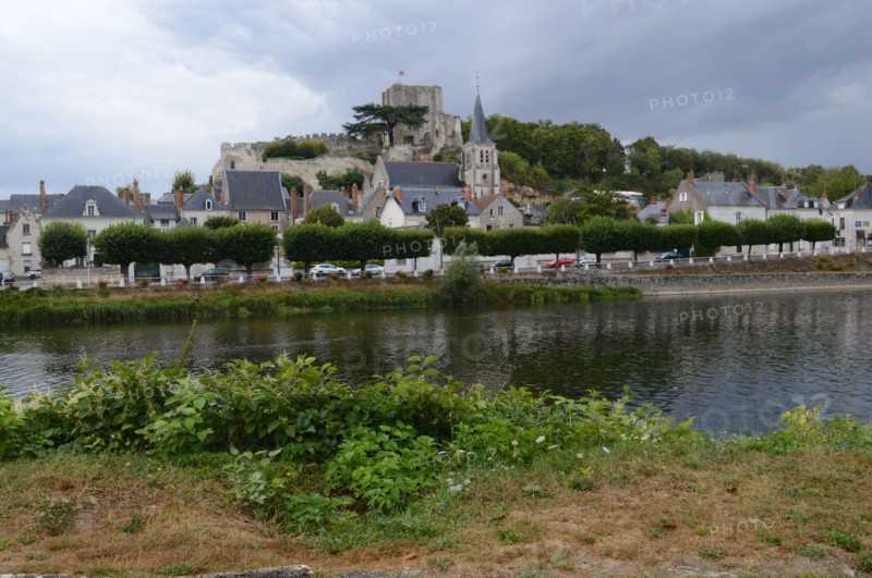 Montrichard and Cher river, France