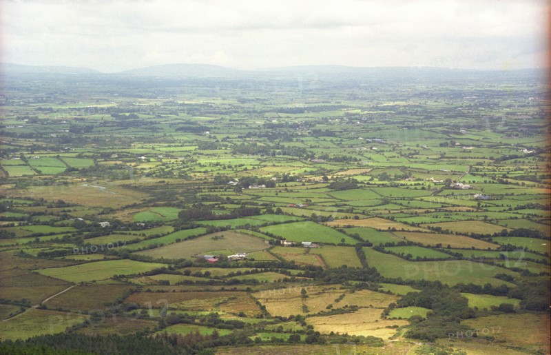 View from Nephin Beg mountain, County Mayo