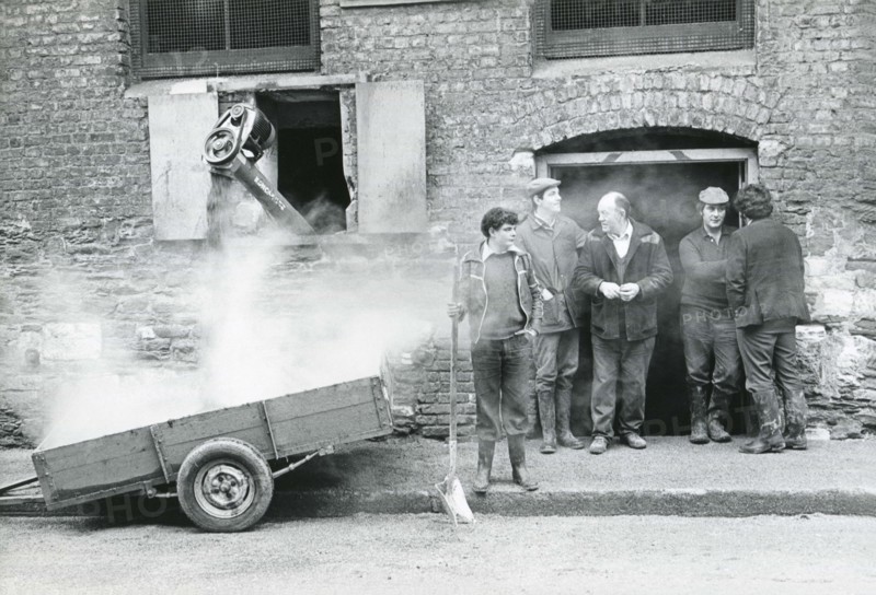 Collecting malt from brewery, Cork