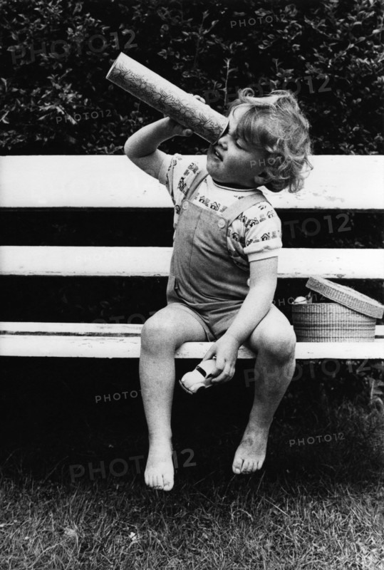 Boy on bench