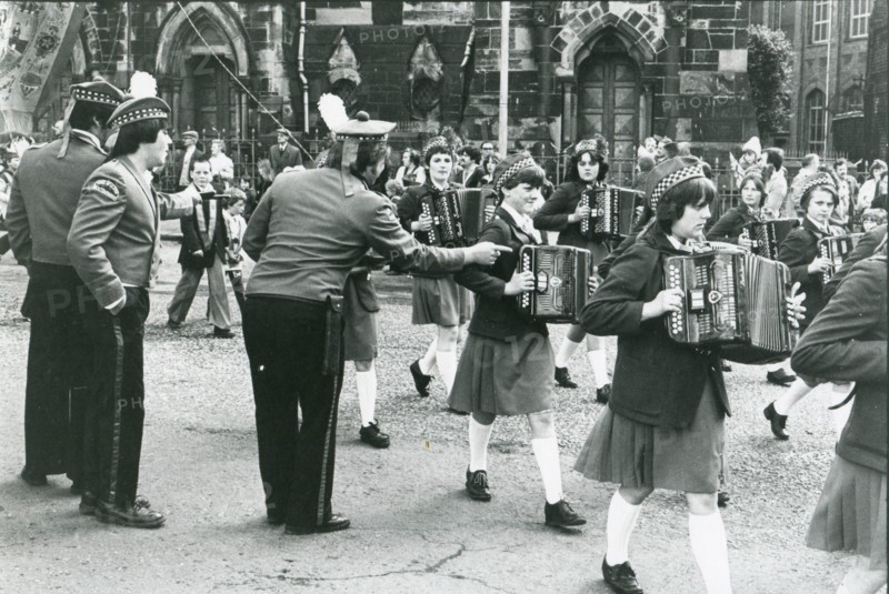 Orange parade in Belfast