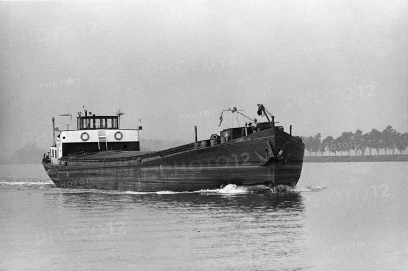 Barge on North Sea Canal, Holland