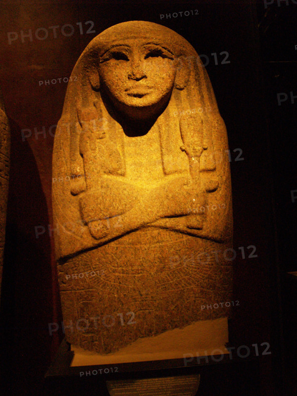 Statue égyptienne antique au Musée égyptologique de Turin, Italie