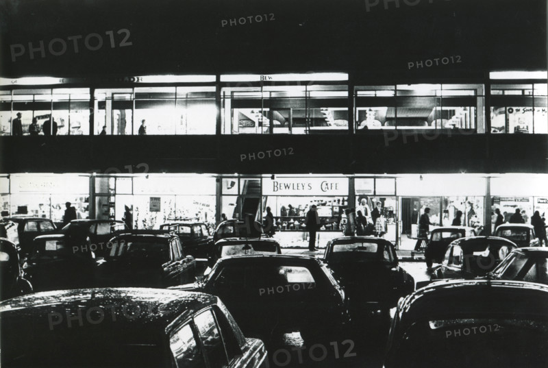 Shops at night, Bayside, Dublin