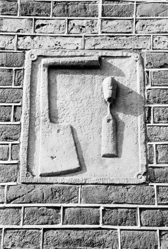 Plaque de métier ancienne