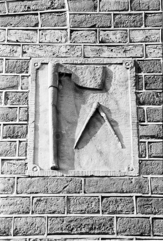 Plaque de métier ancienne