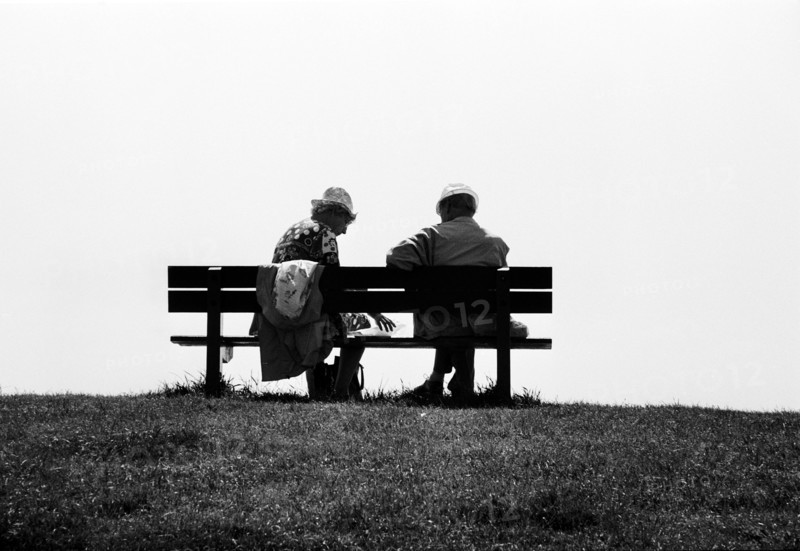 Couple sur un banc, Pays-Bas
