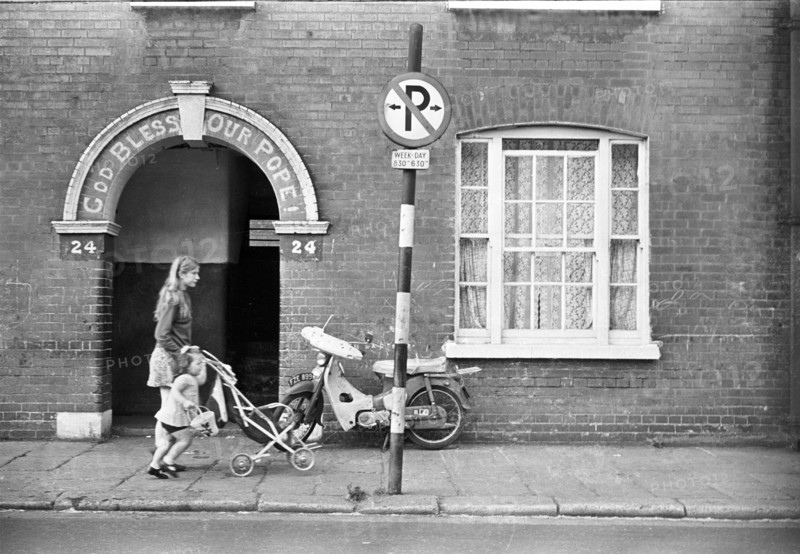 "God bless our Pope!" house, Townsend Street, Dublin, Ireland