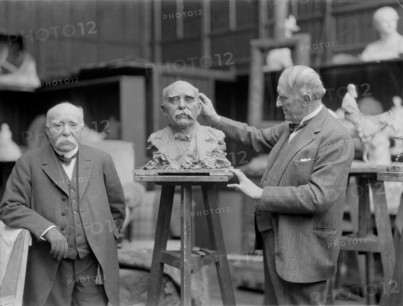 Paul Troubetskoy and Georges Clemenceau