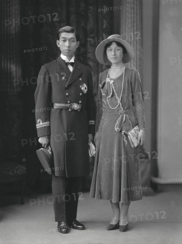 Imperial prince Nobuhito and his wife, c.1925