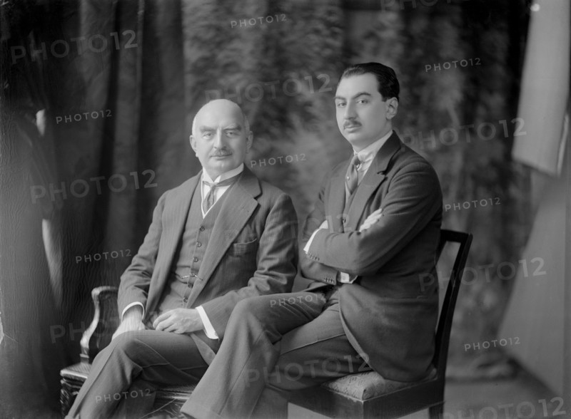 Calouste Gulbenkian et son fils