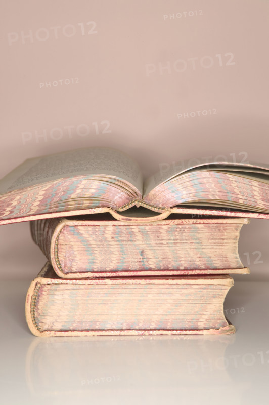 A small stack of books.