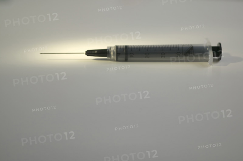 A medical hypodermic needle.
