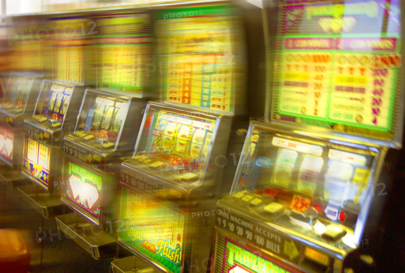 Casino slot machines.