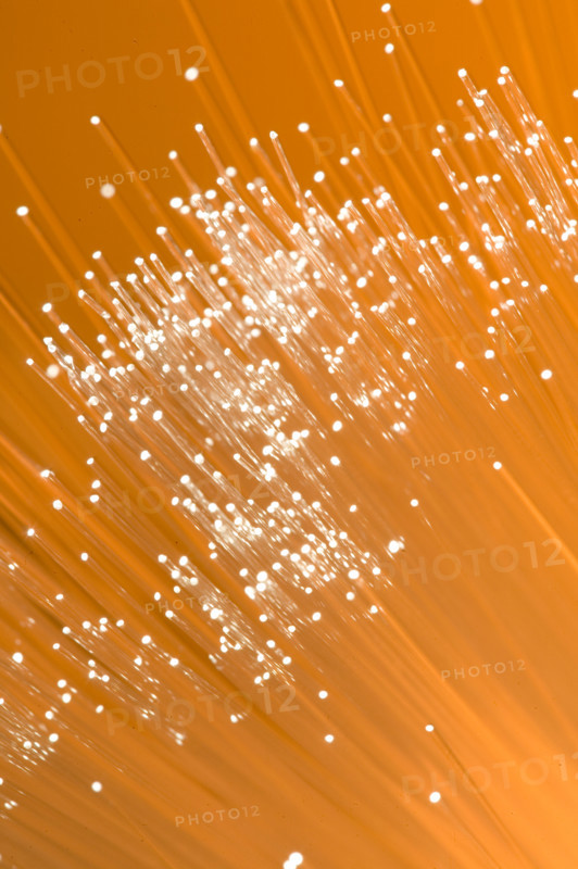 Fiber optics.