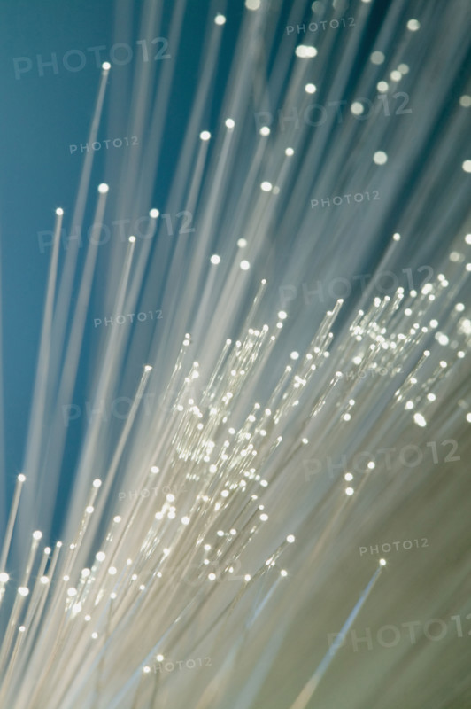 Fiber optics.