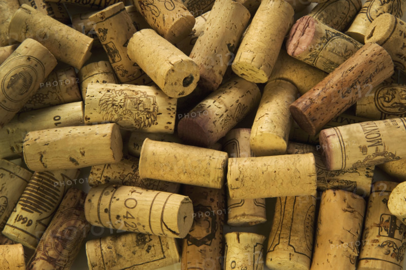 Still life of corks.