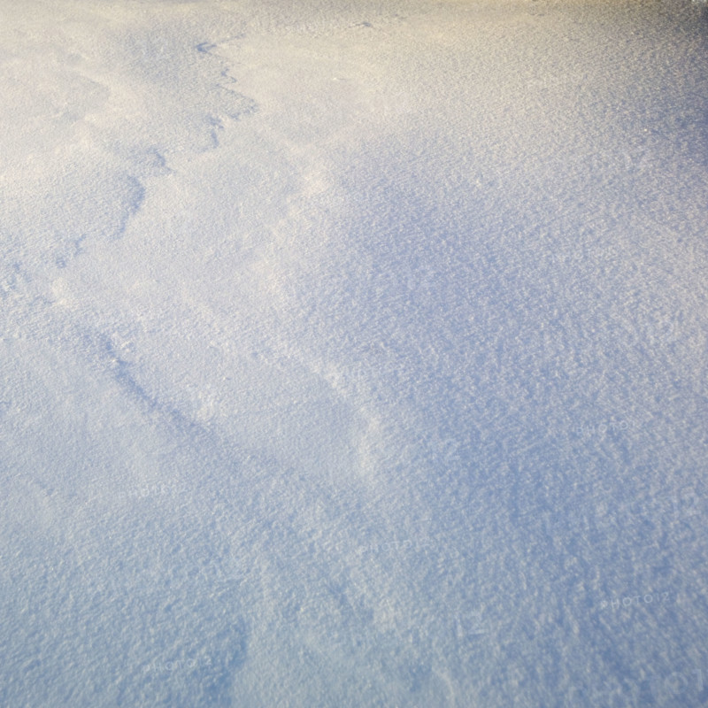 Closeup of snow with texture.