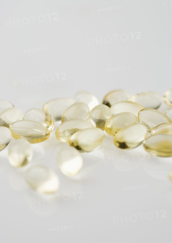 Large group of gelcaps.