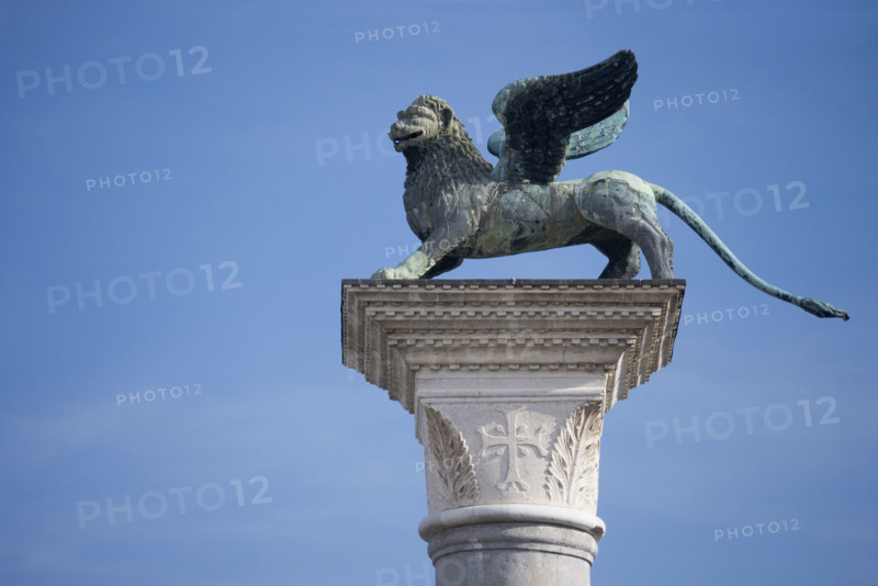 Lion of St Mark's Square/ Piazza San Marco Venice Italy.