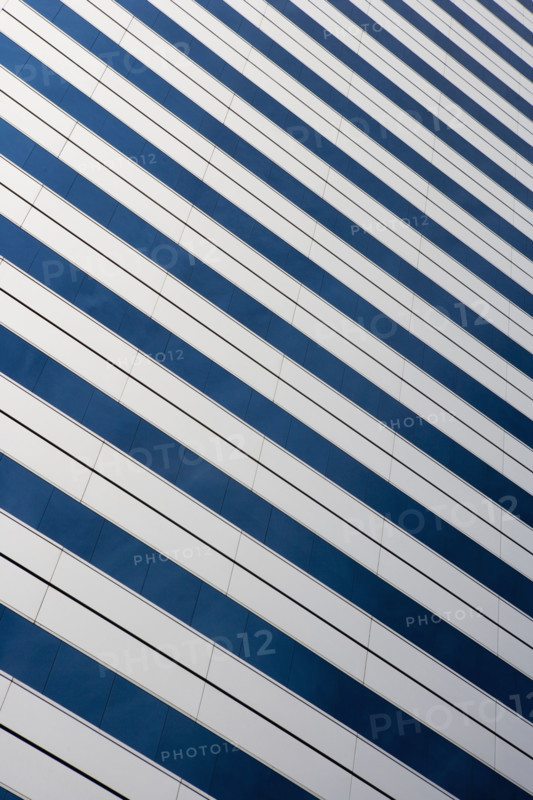 Close up of modern building.