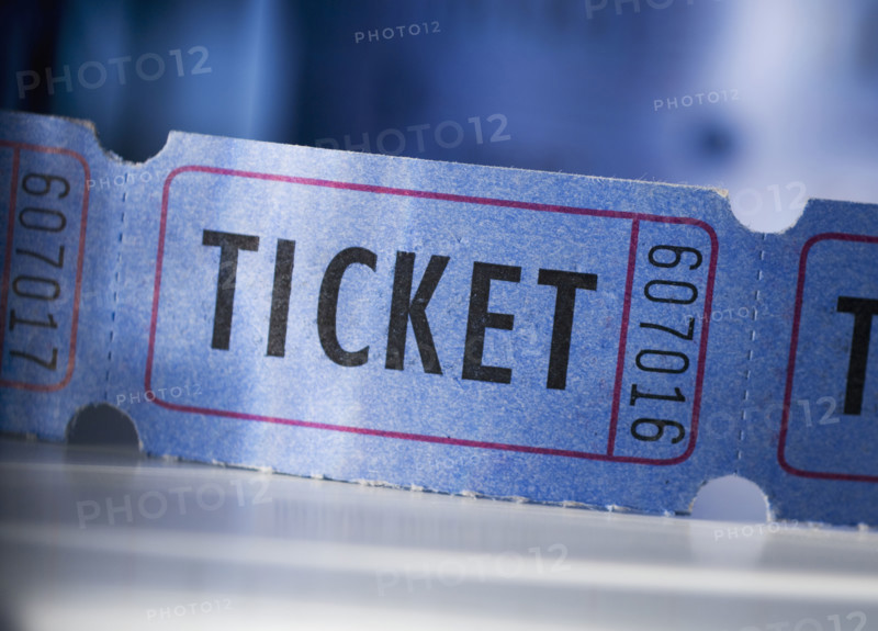 Still life of tickets.