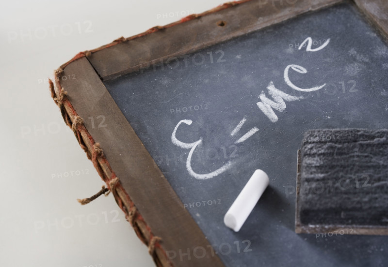 Still life of Einstein's law of relativity.